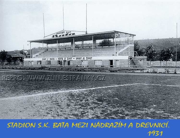 stadiony - grygov (mezi nádražím a Dřevnicí).